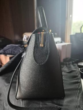 Celine Large Black Mini Leather Belt Bag 4