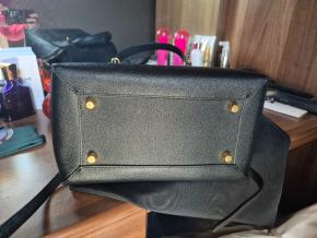 Celine Large Black Mini Leather Belt Bag 5