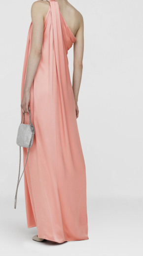Stella McCartney One Shoulder Gown in Martini Pink 3