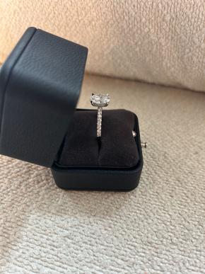 2.51 Carat Lab Diamond Ring 11