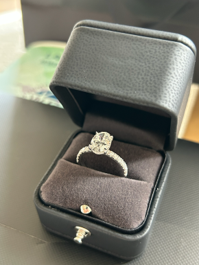 2.51 Carat Lab Diamond Ring 2