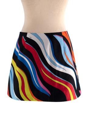 Emilio Pucci Silk Mini Wrap Skirt 8
