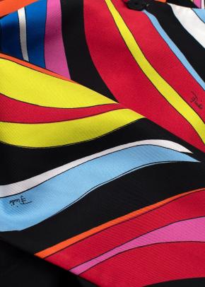 Emilio Pucci Silk Mini Wrap Skirt 4