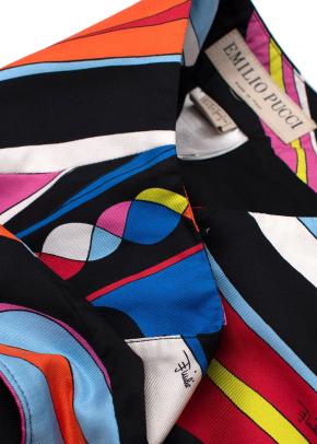 Emilio Pucci Silk Mini Wrap Skirt 3
