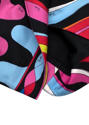 Emilio Pucci Silk Mini Wrap Skirt 7