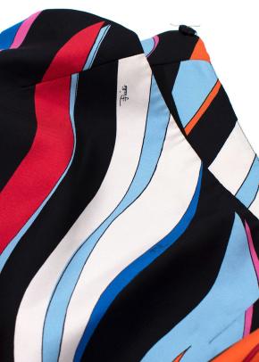 Emilio Pucci Silk Mini Wrap Skirt 6