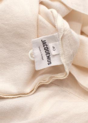 Jacquemus Neutral Le Papier Mini Dress 10