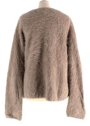 Toteme Boxy Alpaca Knit in Taupe 3
