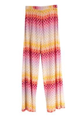 Missoni Multicoloured Side Slit Trousers 8