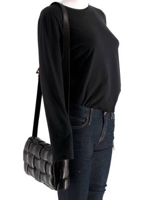 Bottega Veneta Dark Chocolate Leather Medium Cassette 19