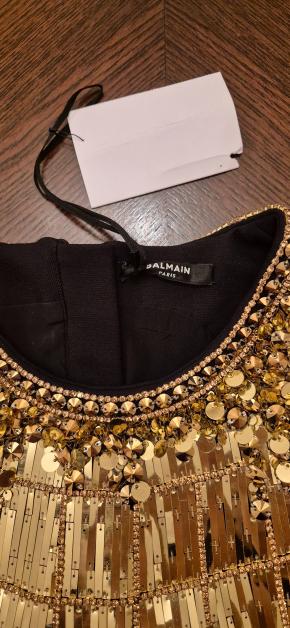 Balmain Embellished Mini Dress 6