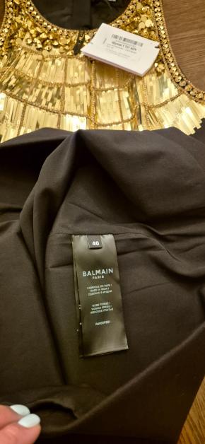 Balmain Embellished Mini Dress 10