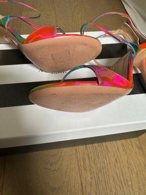Aquazurra Hologram Heeled Sandals 3