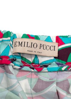Emilio Pucci Multicolour Geometric Print Pencil Skirt 3