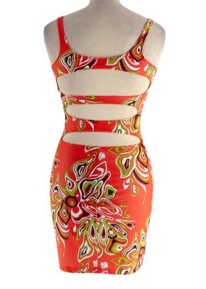 Emilio Pucci Printed Cut Out Mini Dress 2
