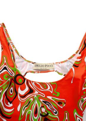 Emilio Pucci Printed Cut Out Mini Dress 7