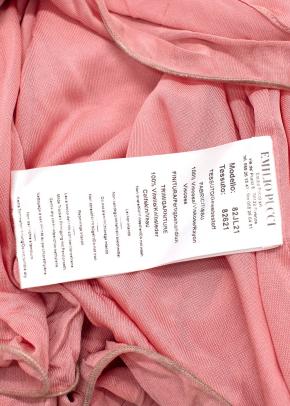 Emilio Pucci Embellished  Belted Pink Maxi Dress 7