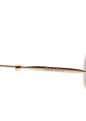 Miu Miu Pilot-Frame Embellished Sunglasses 5