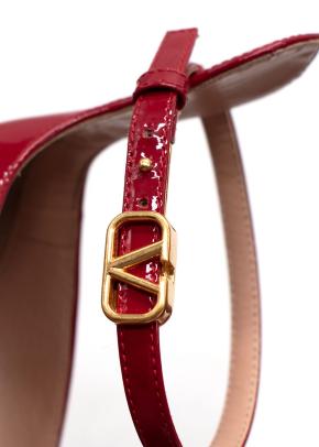 Valentino Ruby Leather Platform Pumps 7