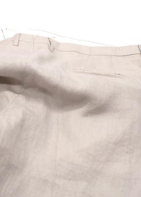 Boglioli Linen Trousers in Stone 6
