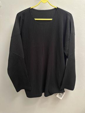 Issey Miyake Homme Black Plisse Top 4