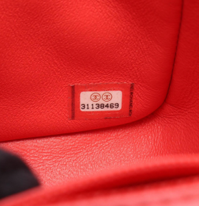 Chanel Mini Matelassé in Coral Leather with Gold Tone Hardware 5