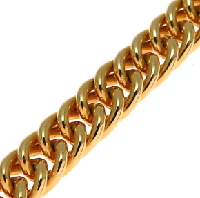 Chanel Navy CC Gold-Tone Pendant 7