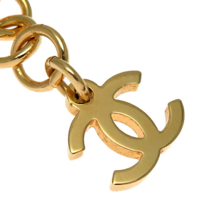 Chanel Navy CC Gold-Tone Pendant 2