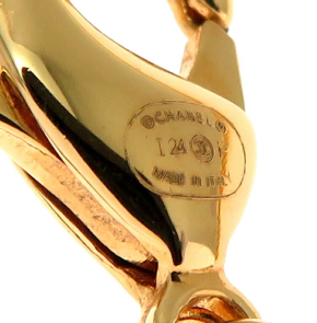 Chanel Navy CC Gold-Tone Pendant 4
