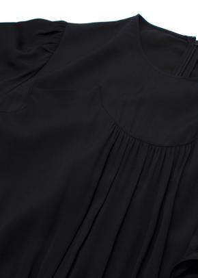 No.21 Black Crepe Midi Dress 8