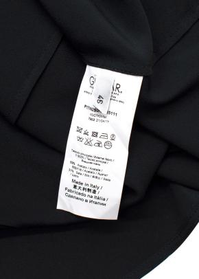 No.21 Black Crepe Midi Dress 5
