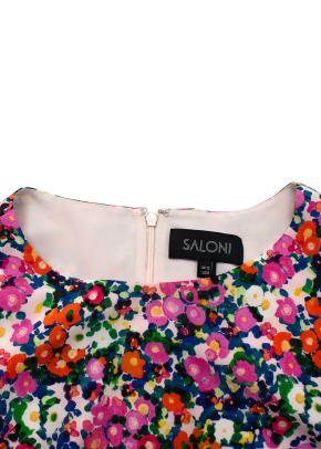 Saloni Bianca Floral-print Silk Midi Dress 11