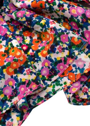 Saloni Bianca Floral-print Silk Midi Dress 5