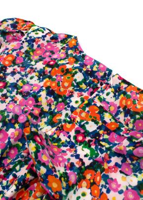 Saloni Bianca Floral-print Silk Midi Dress 8