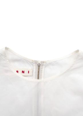 Marni White Sleeveless Blouse 4