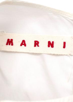 Marni White Sleeveless Blouse 7