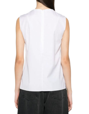 Marni White Sleeveless Blouse 2