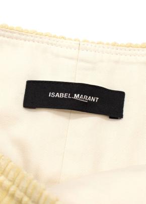 Isabel Marant Yellow Corduroy Trousers 3