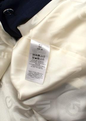 Ganni Drapey Melange Indigo Suit 13