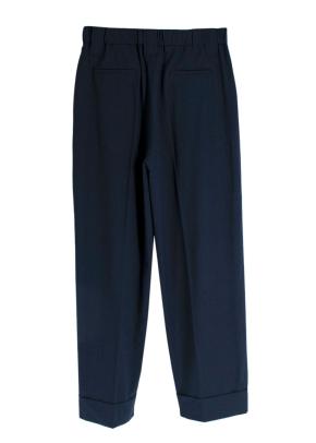 Ganni Drapey Melange Indigo Suit 9