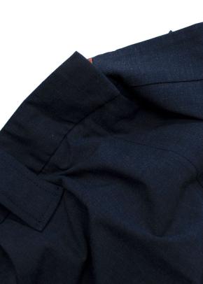 Ganni Drapey Melange Indigo Suit 10