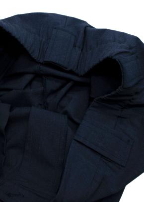 Ganni Drapey Melange Indigo Suit 15