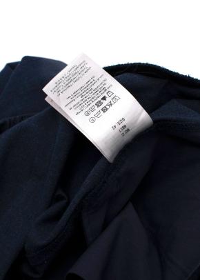 Ganni Drapey Melange Indigo Suit 12