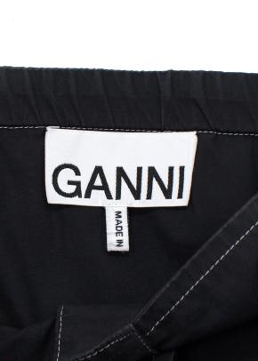 GANNI Ripstop Organic Cotton Poplin Dress 4