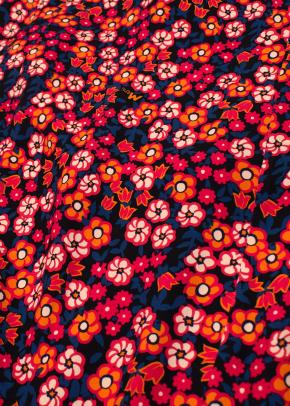 Marni Floral Dress with Cap Sleeves 8