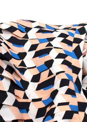 Dries Van Noted Geometric Printed Midi Skirt 5