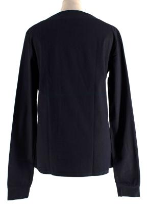 Prada Indigo Long Sleeve Top 2