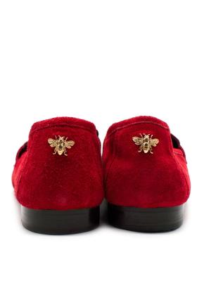 Bougeotte Red Suede Loafers 3