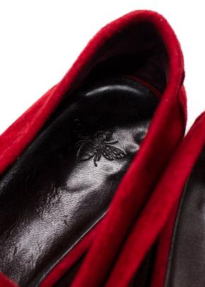 Bougeotte Red Suede Loafers 10