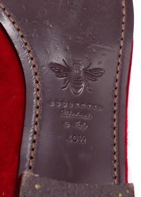 Bougeotte Red Suede Loafers 9